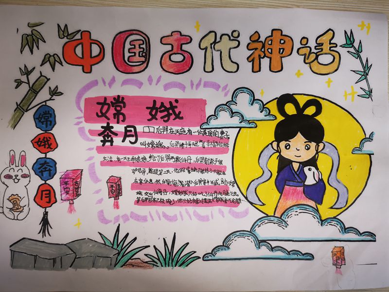 他们选择了《女娲补天》《后羿射日》《精卫填海》《嫦娥奔月》等经典